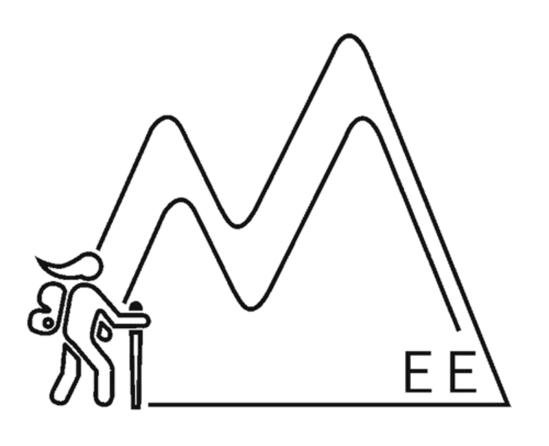 Logoen til ee fjellklatrerklubb.