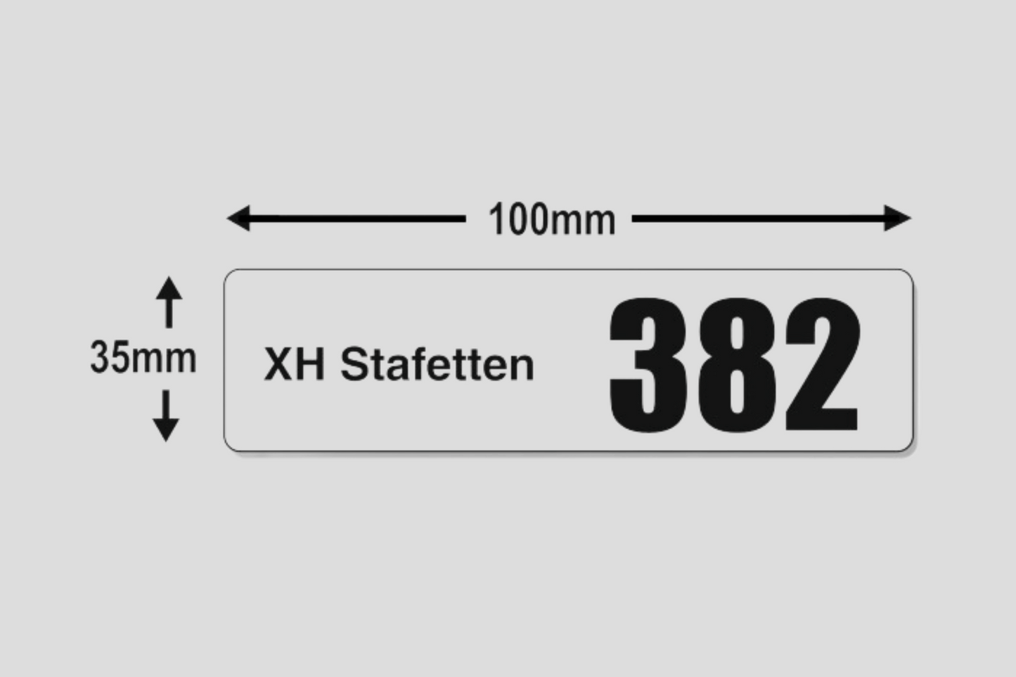 Klistremerker for startnumre - JM Band NO - klistremerker for startnumre - JM Band NO - klistremerker for startnumre - JM Band NO -. Dette produktet kommer med unikt serienummer.