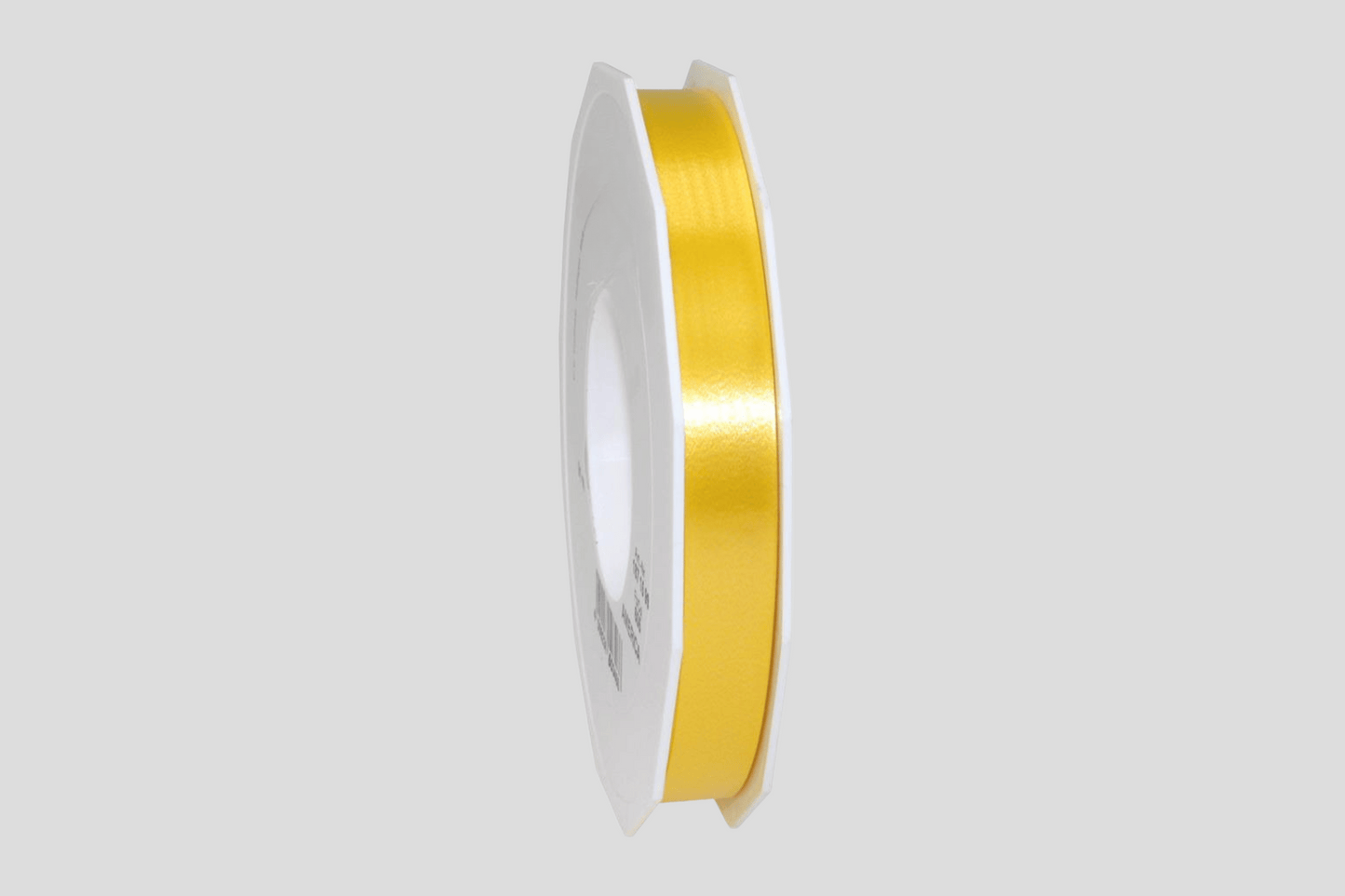 Et gult Polyprotex bånd 15mm med trykk på hvit bakgrunn av JM Band®.