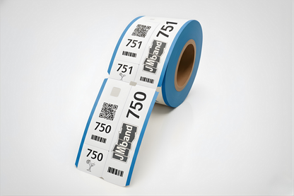 3-delt Garderobebilletter med Trykk