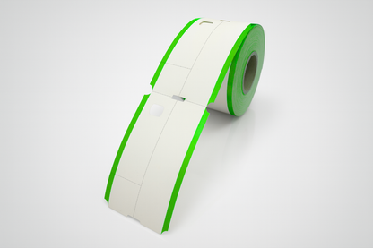 3-delte termiske garderobebilletter (1000stk)