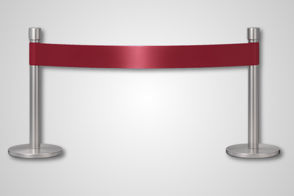 Et foto av Indvielsebånd farger på lager fra JM Band®. Kjøp Bånd i Rød Metallisk her.