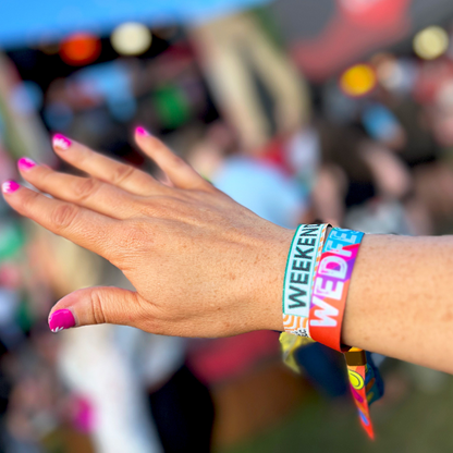 Festivalarmbånd med trykk