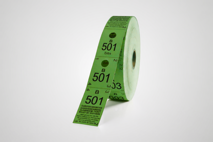 Garderobebilletter 3-Delt (500 stk)