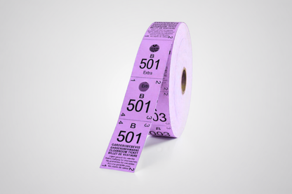 Garderobebilletter 3-Delt (500 stk)
