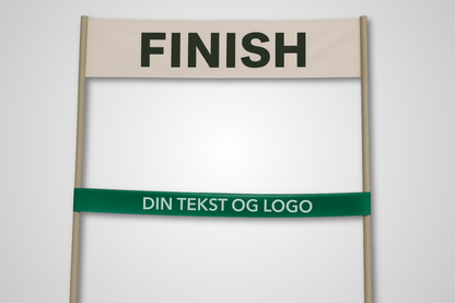 Målgangsbånd trykk Design selv