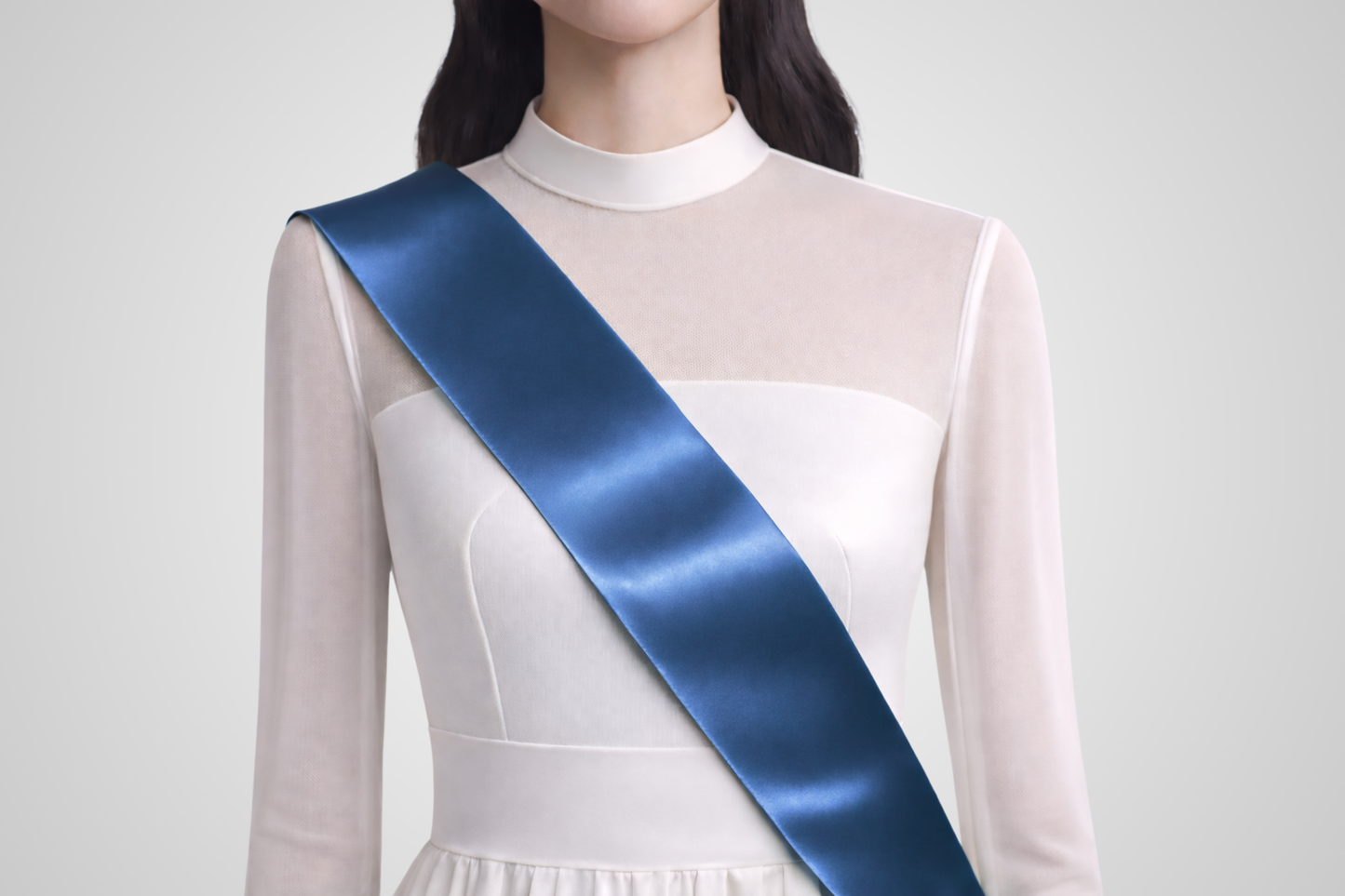Missebånd ECO satin uten trykk