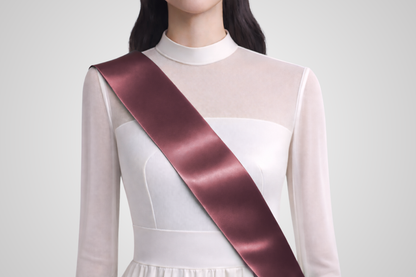 Missebånd ECO satin uten trykk