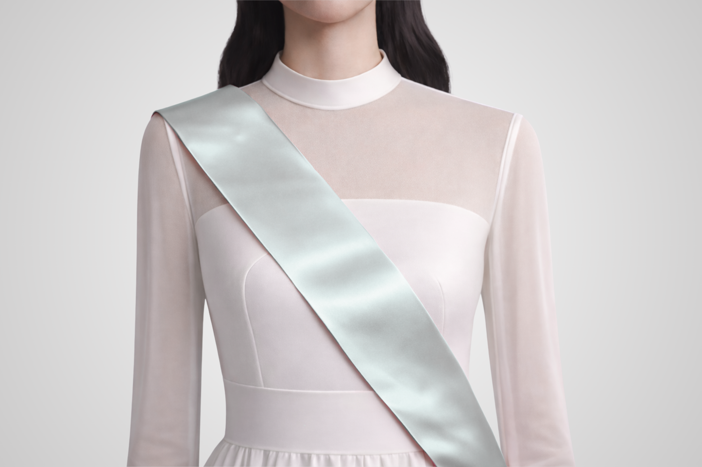 Missebånd ECO satin uten trykk