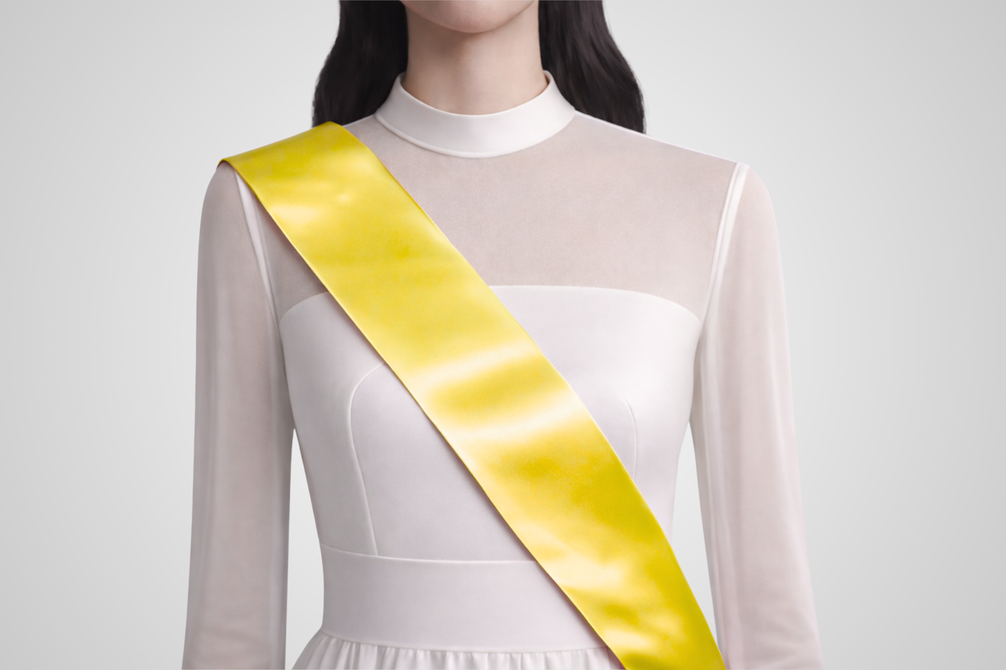 Missebånd ECO satin uten trykk