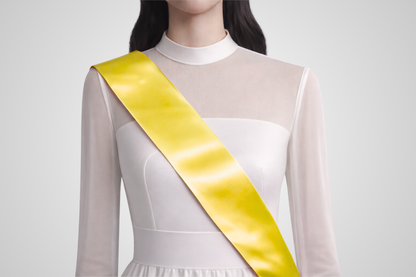 Missebånd ECO satin uten trykk