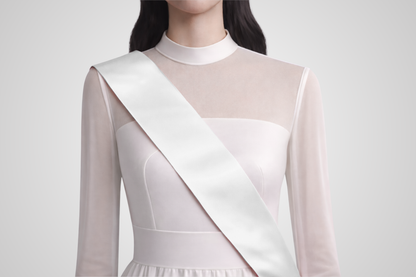 Missebånd ECO satin uten trykk