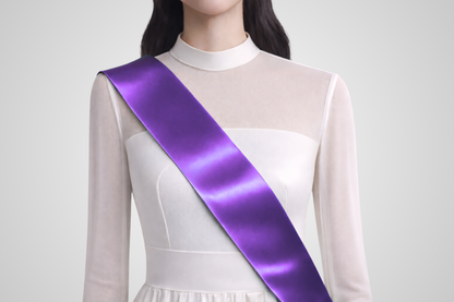 Missebånd ECO satin uten trykk