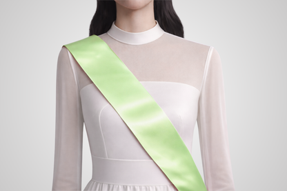 Missebånd ECO satin uten trykk