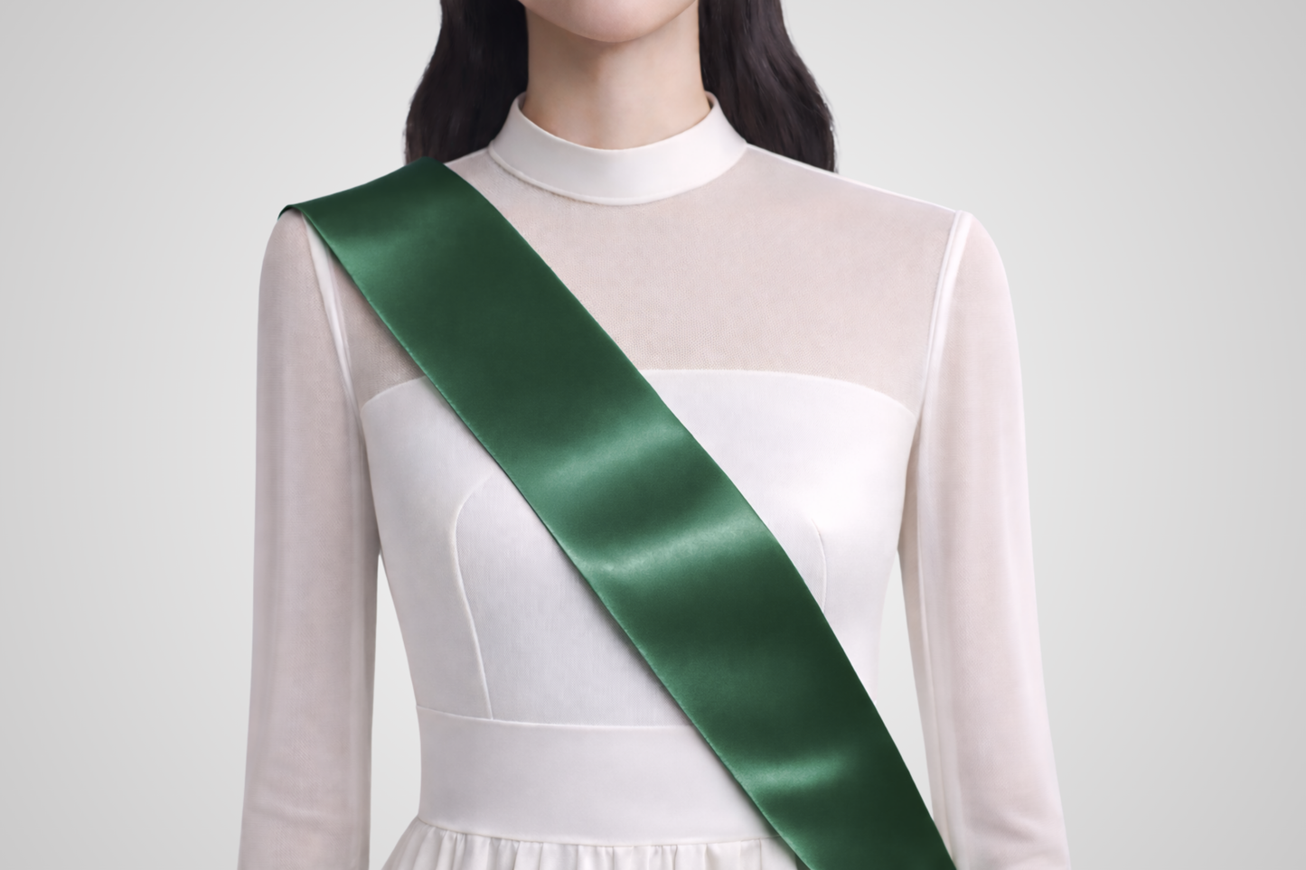 Missebånd ECO satin uten trykk