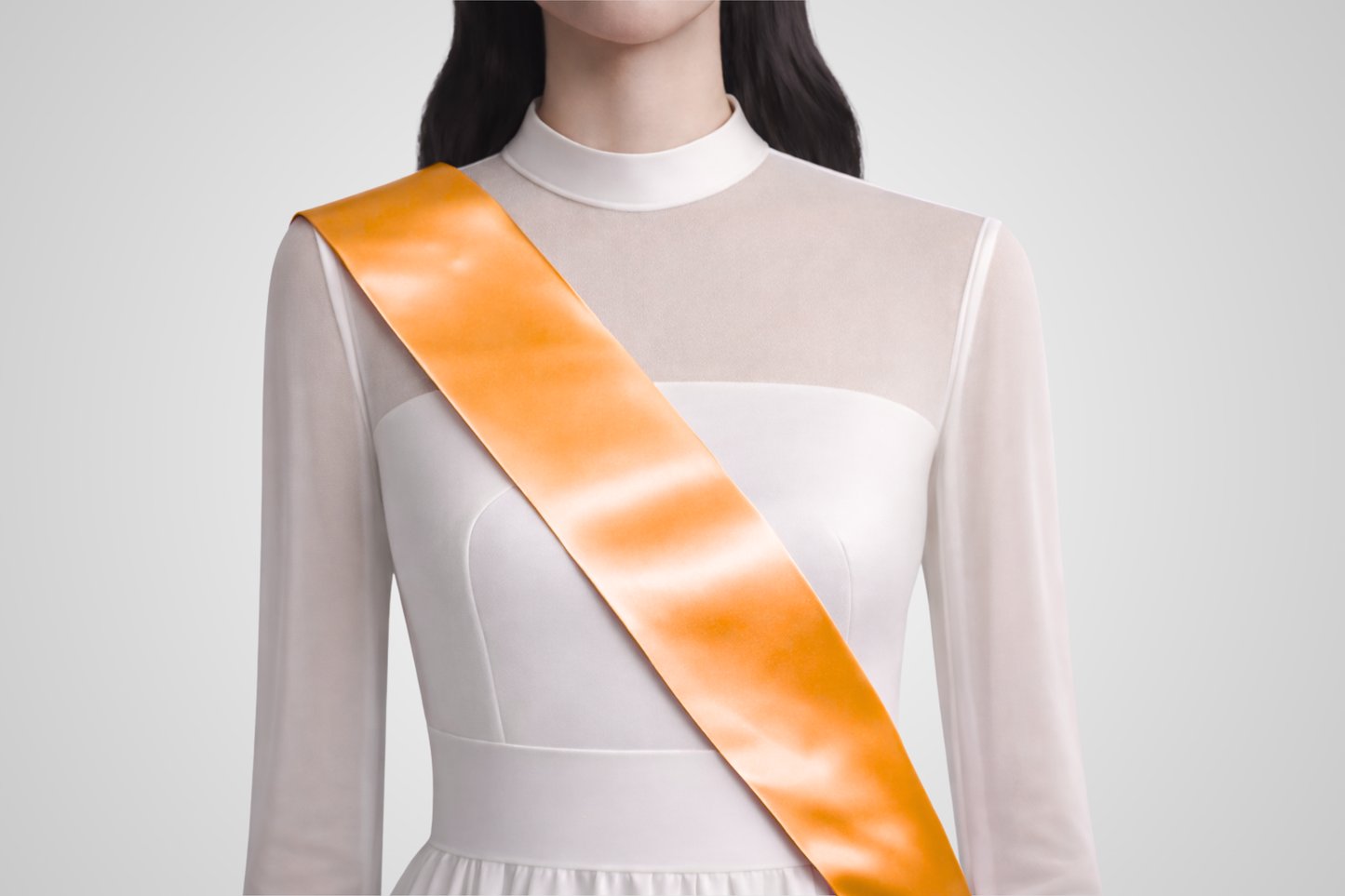 Missebånd ECO satin uten trykk