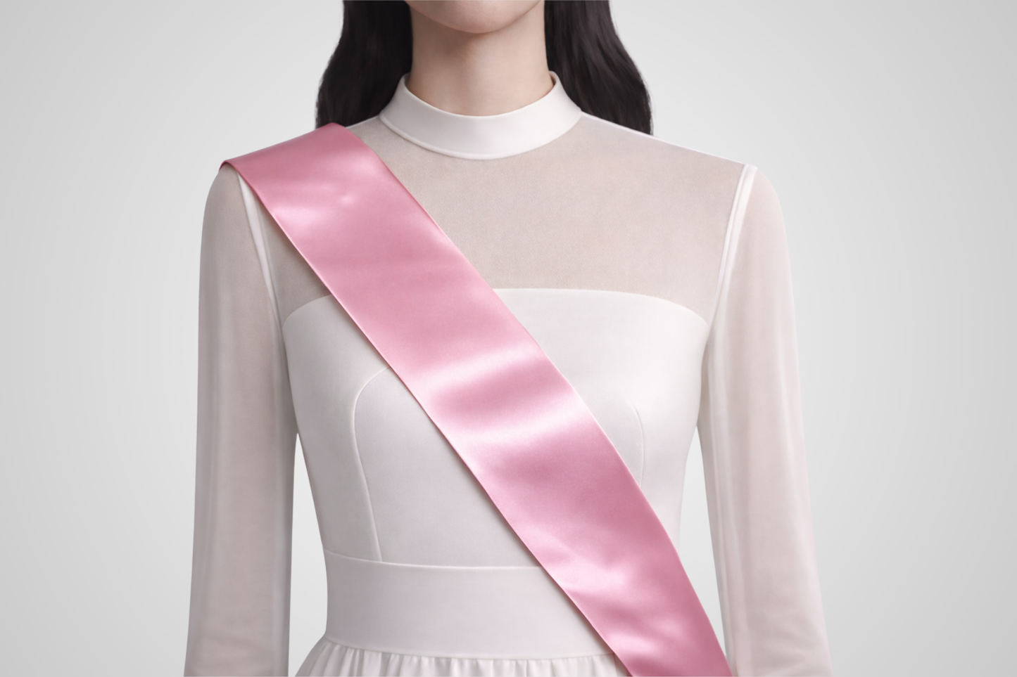 Missebånd ECO satin uten trykk