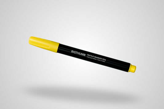 Permanent marker pen for textiles.