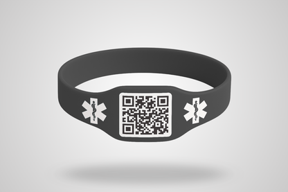 Silikon Armbånd med QR-Kode