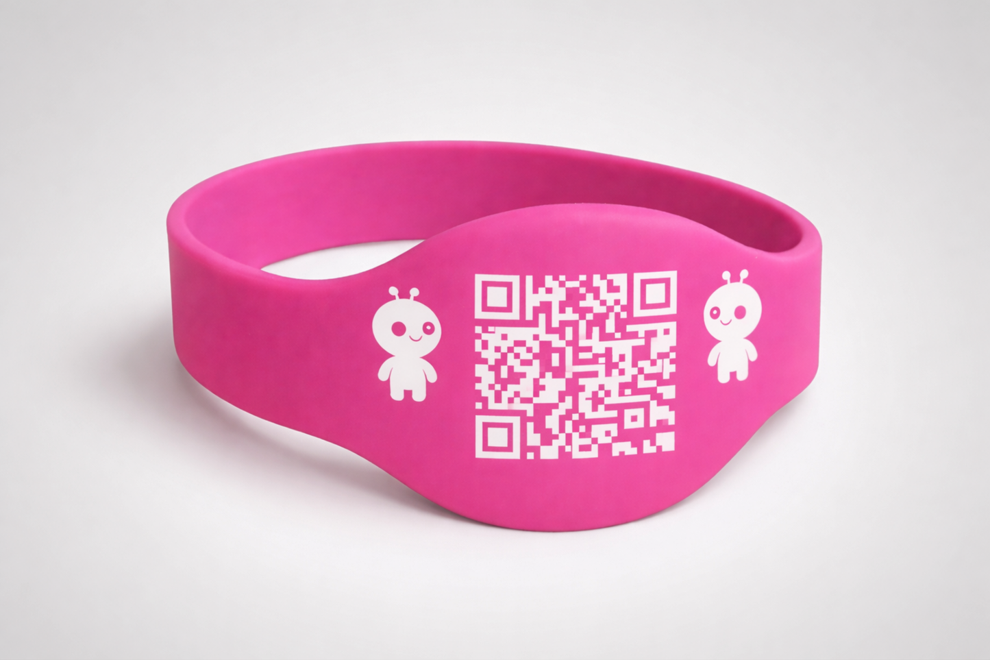 Silikonarmbånd med avansert RFID og QR-kode fra JM Band®